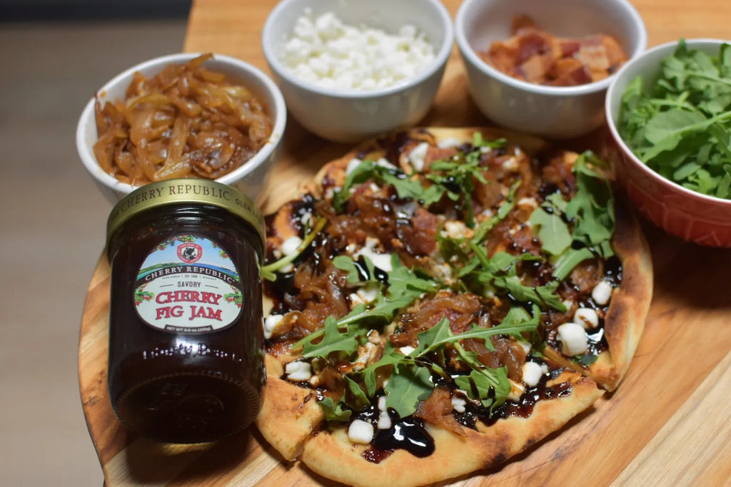 Bacon & Cherry Fig Jam Flatbread