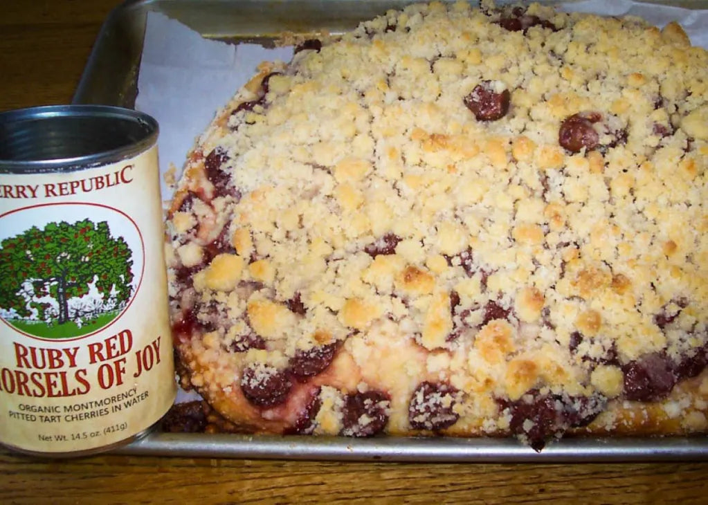 Grandma's Simply Cherrific Tart Cherry Coffee Cake Recipe