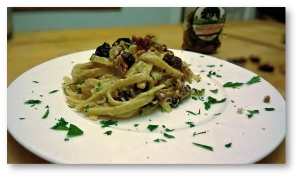 Chicken Alfredo w/ Cherries & Toasted Pecans Recipe