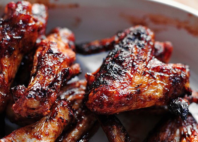 Root Bear BBQ Chicken Wings