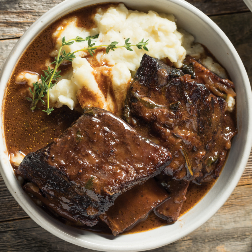 Slow Cooker Smoky Braised Ribs