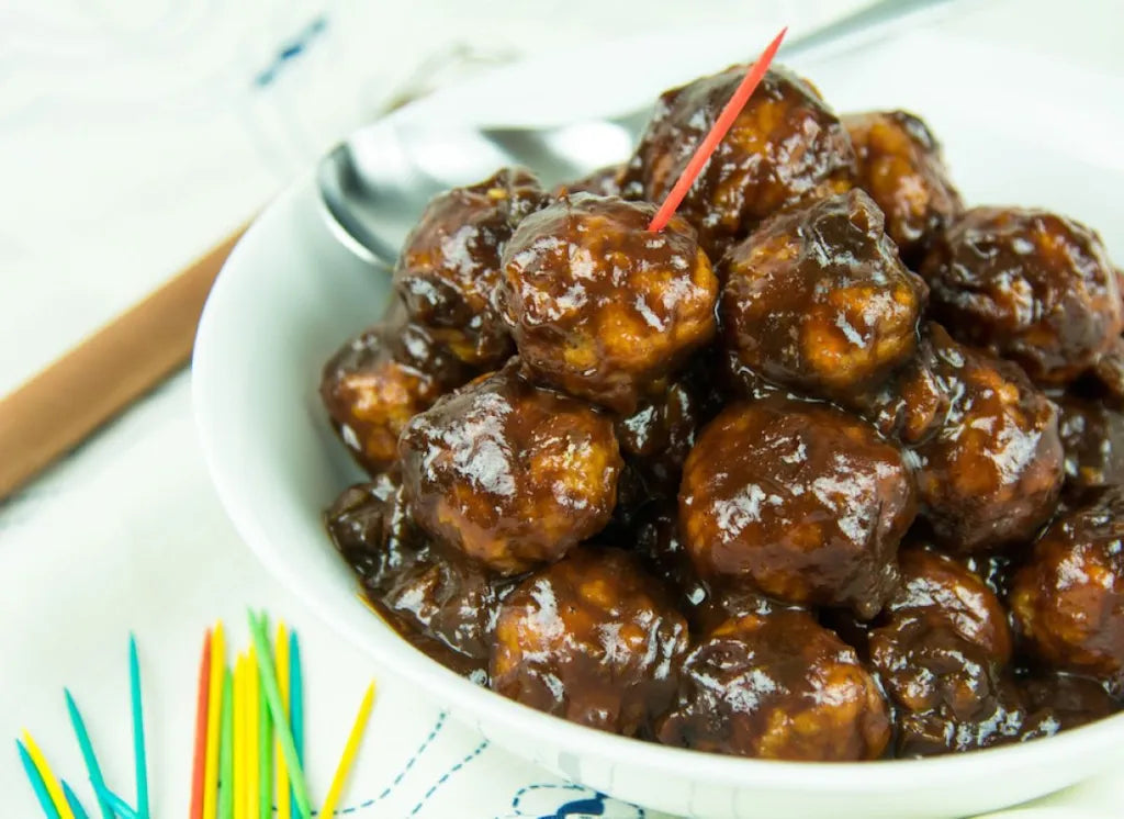 Spicy Cherry BBQ Meatballs